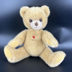 Vtg Berg Tiere Mit Herz Austria Jointed Teddy Bear Plush Stuffed Animal Heart